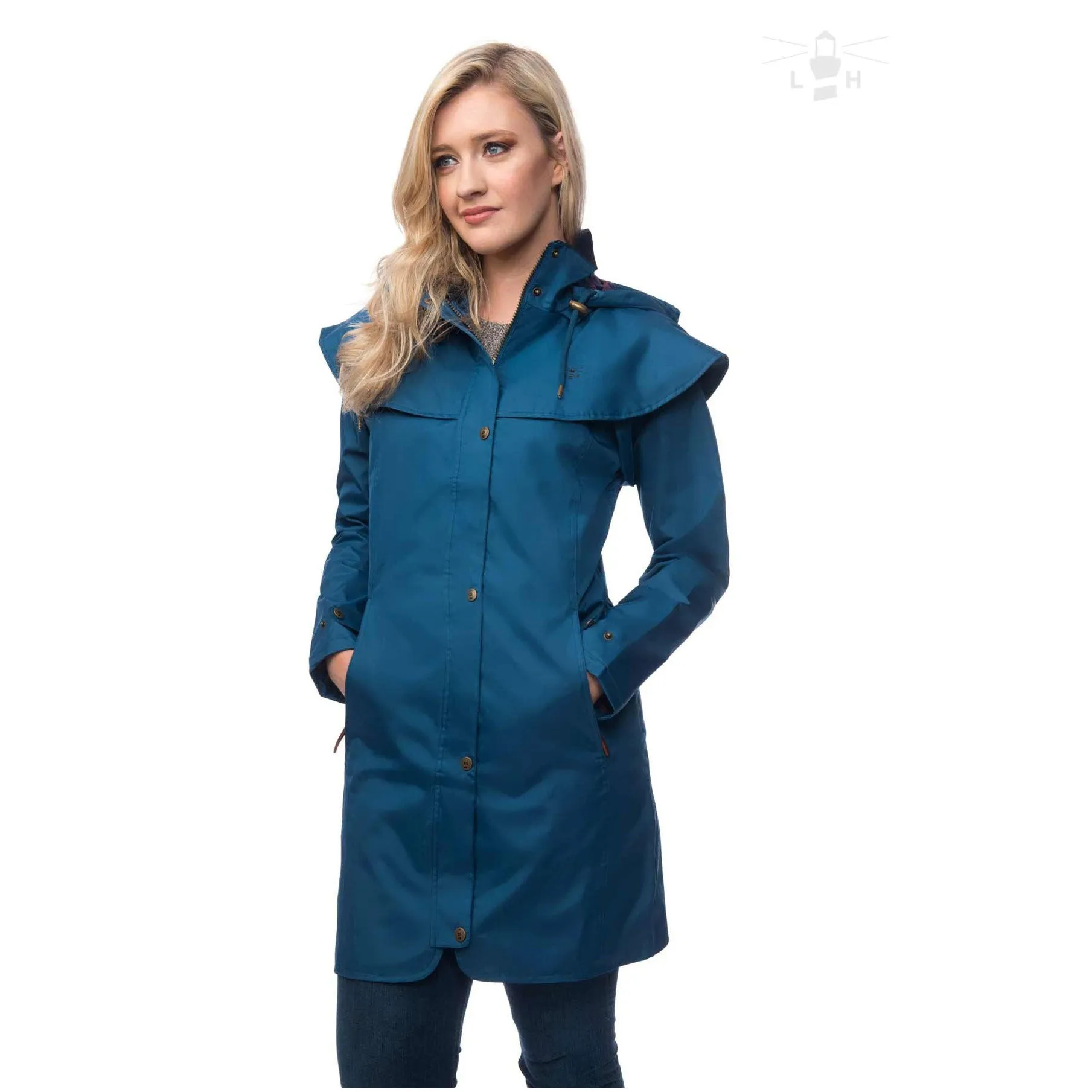 Target Dry Ladies Outrider Coat Deep Sea