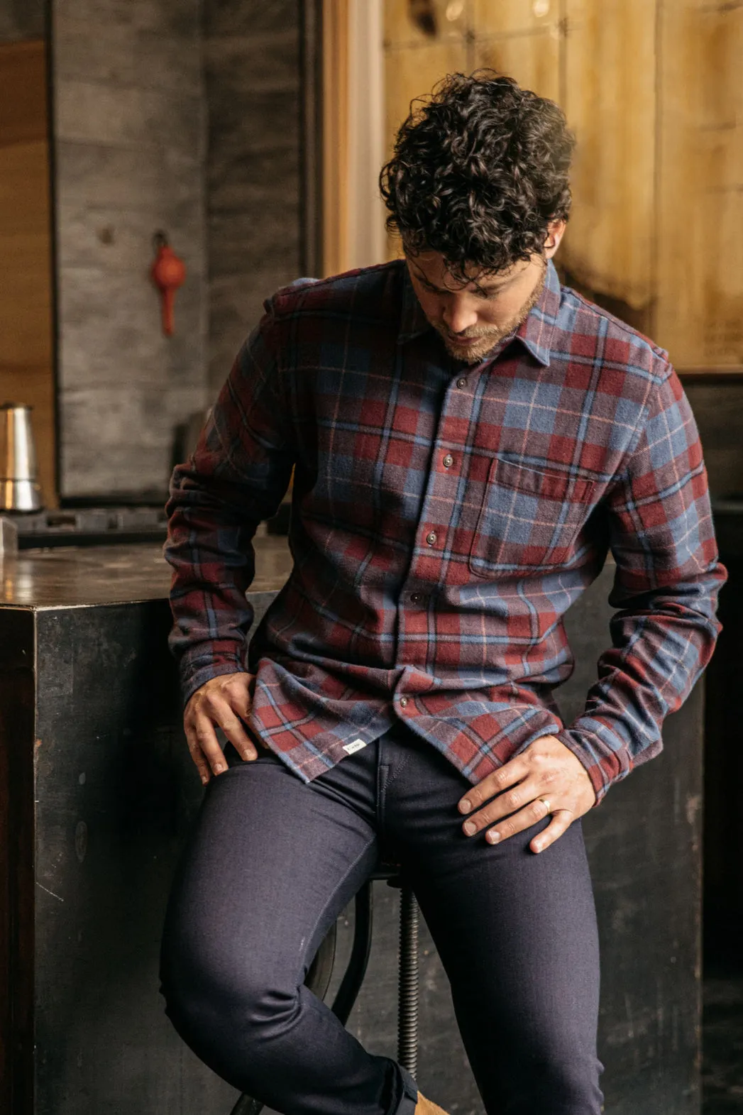 The Ripper Plaid - Brown Blue