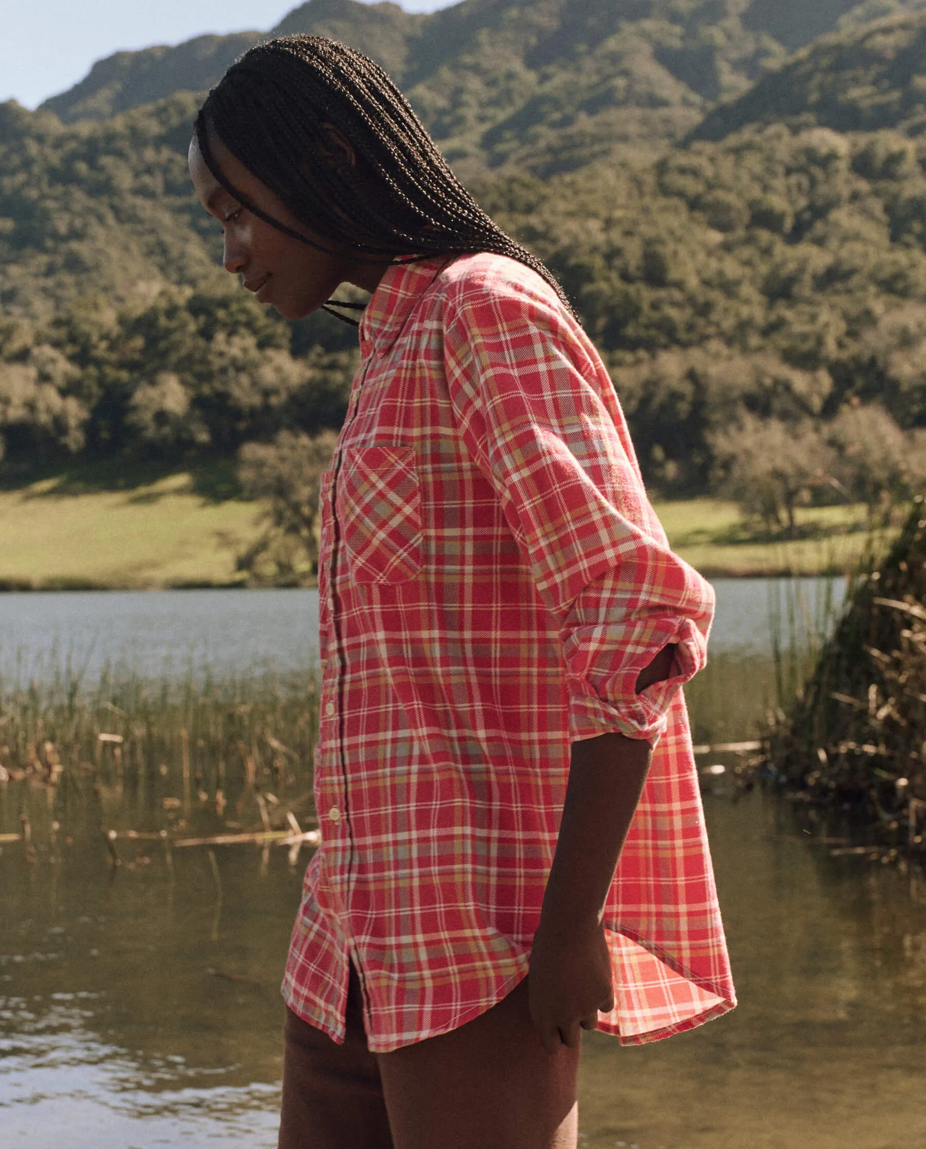 The Wrangler Top. -- Yellowstone Plaid