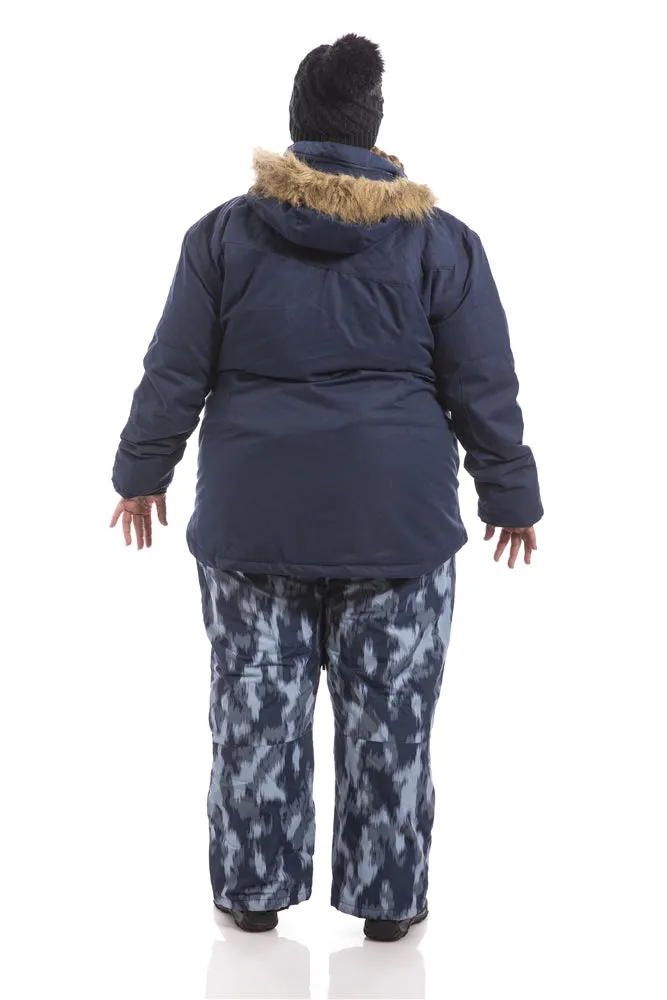 Uptown Plus Size Parka | 21-2210 | Navy