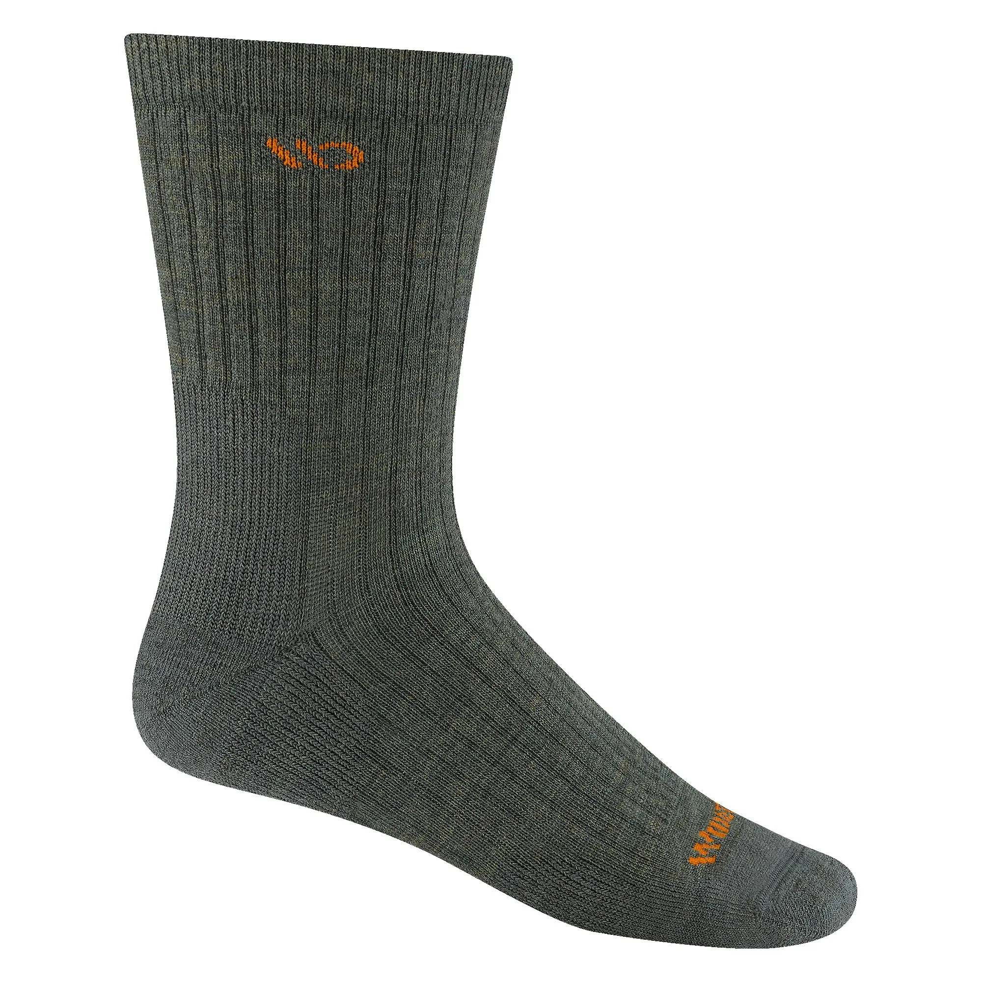 Wide Open - Men’s Solid Cushioned Micro Crew Socks - 9001