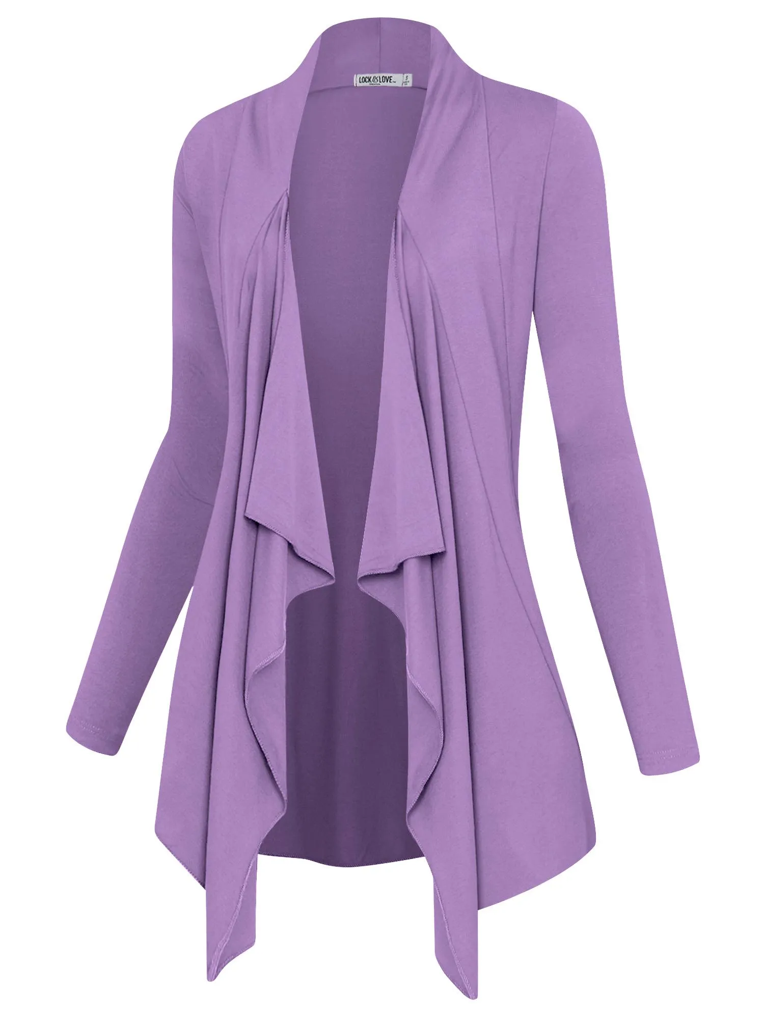 Women's Drape Front Open Cardigan