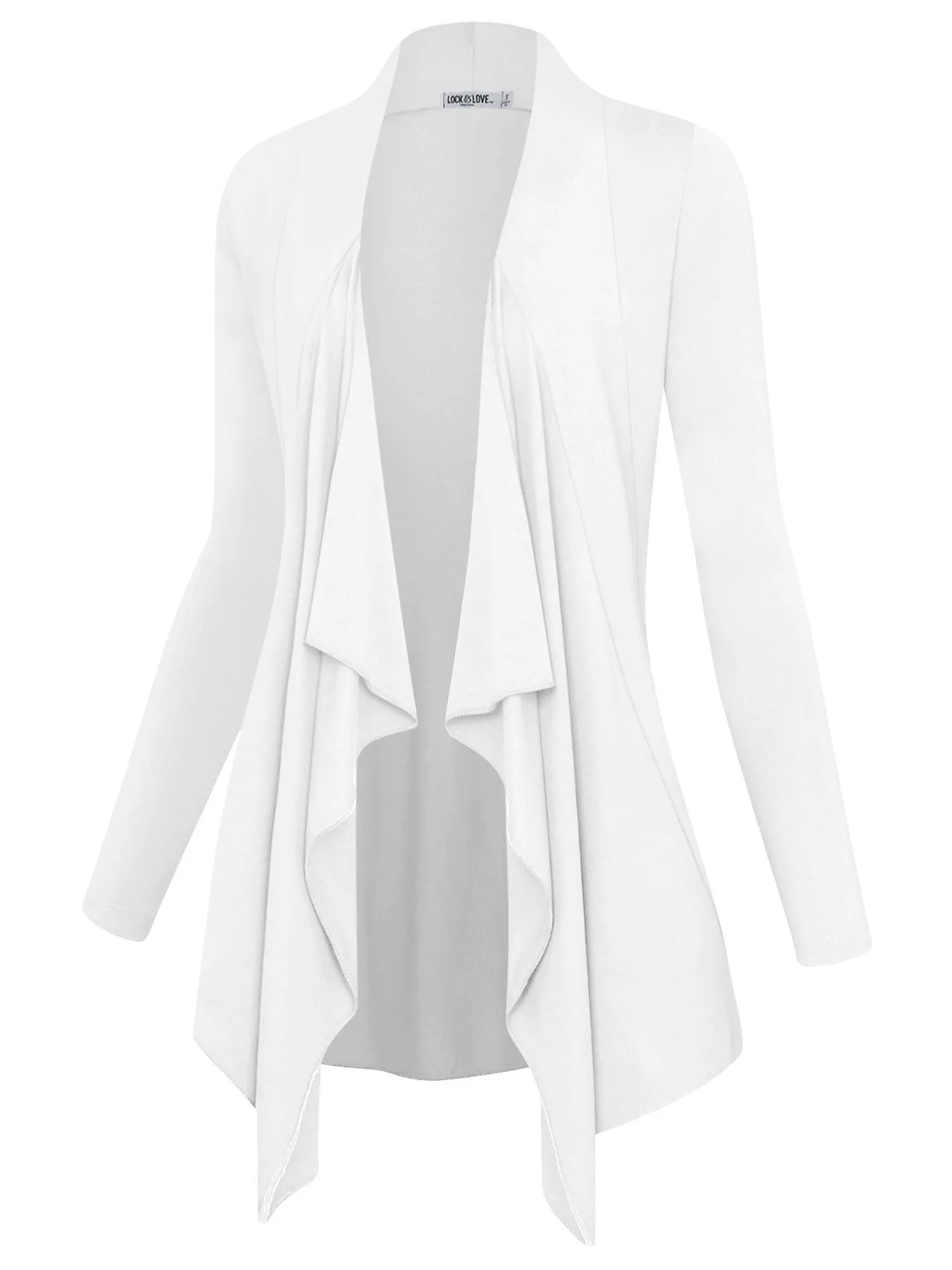 Women's Drape Front Open Cardigan