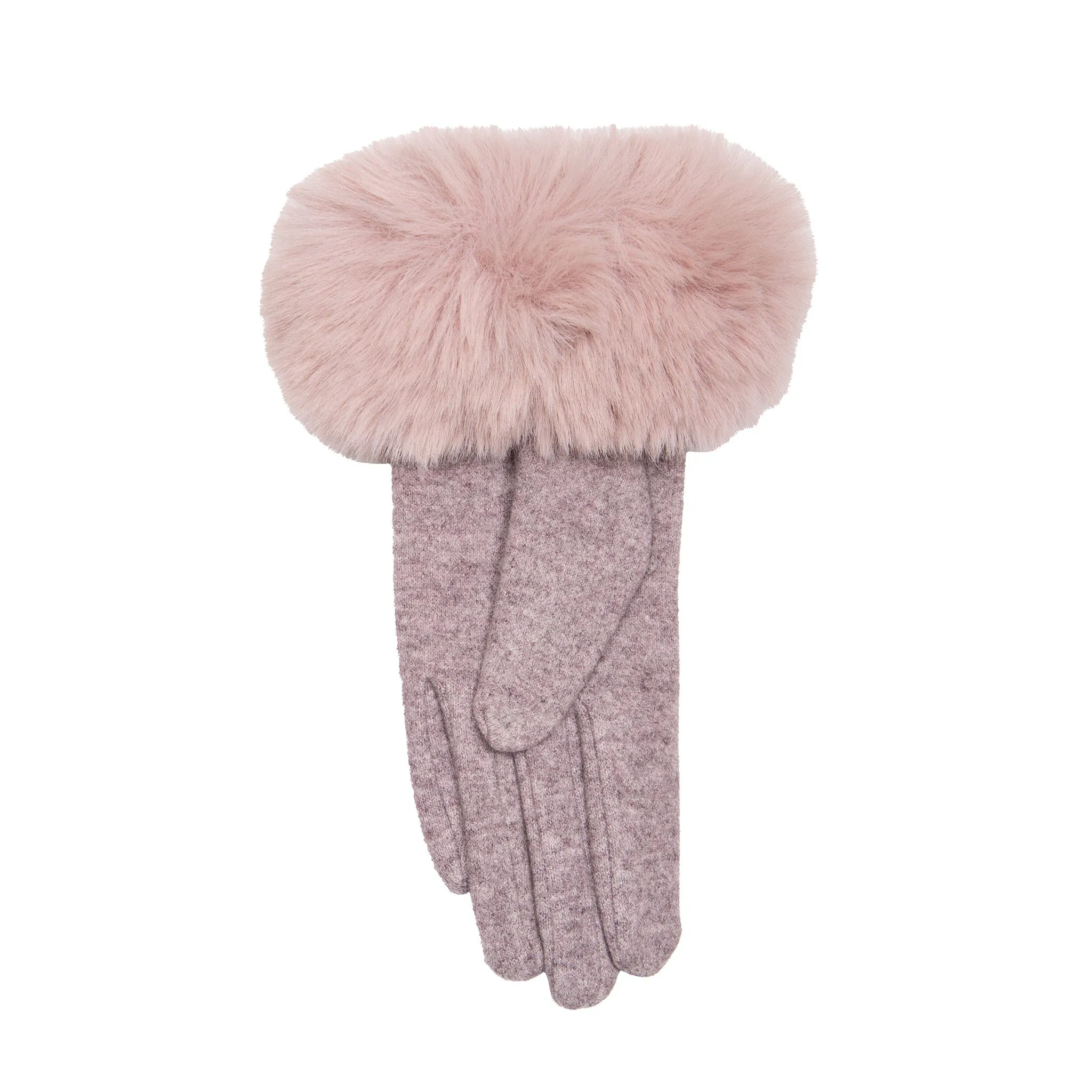 Women’s Gloves with Faux Fur Cuffs