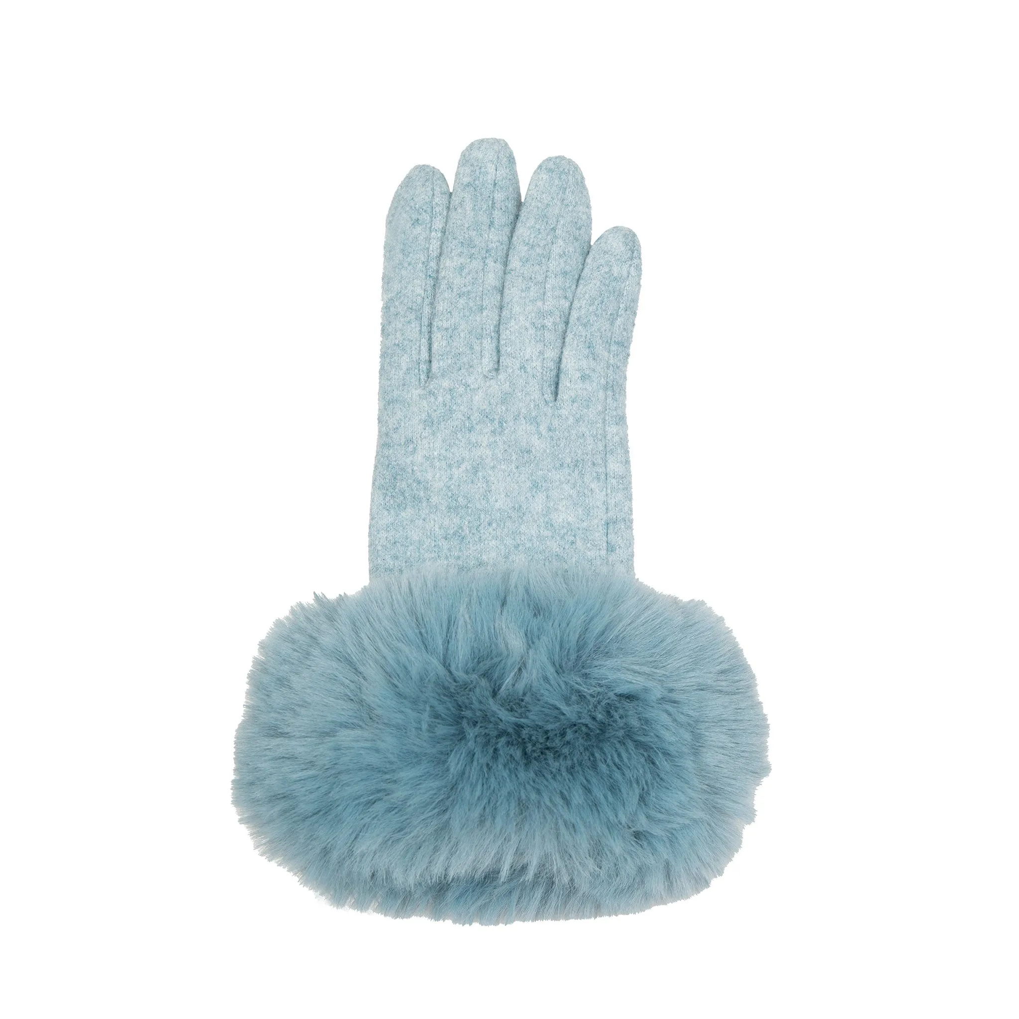 Women’s Gloves with Faux Fur Cuffs