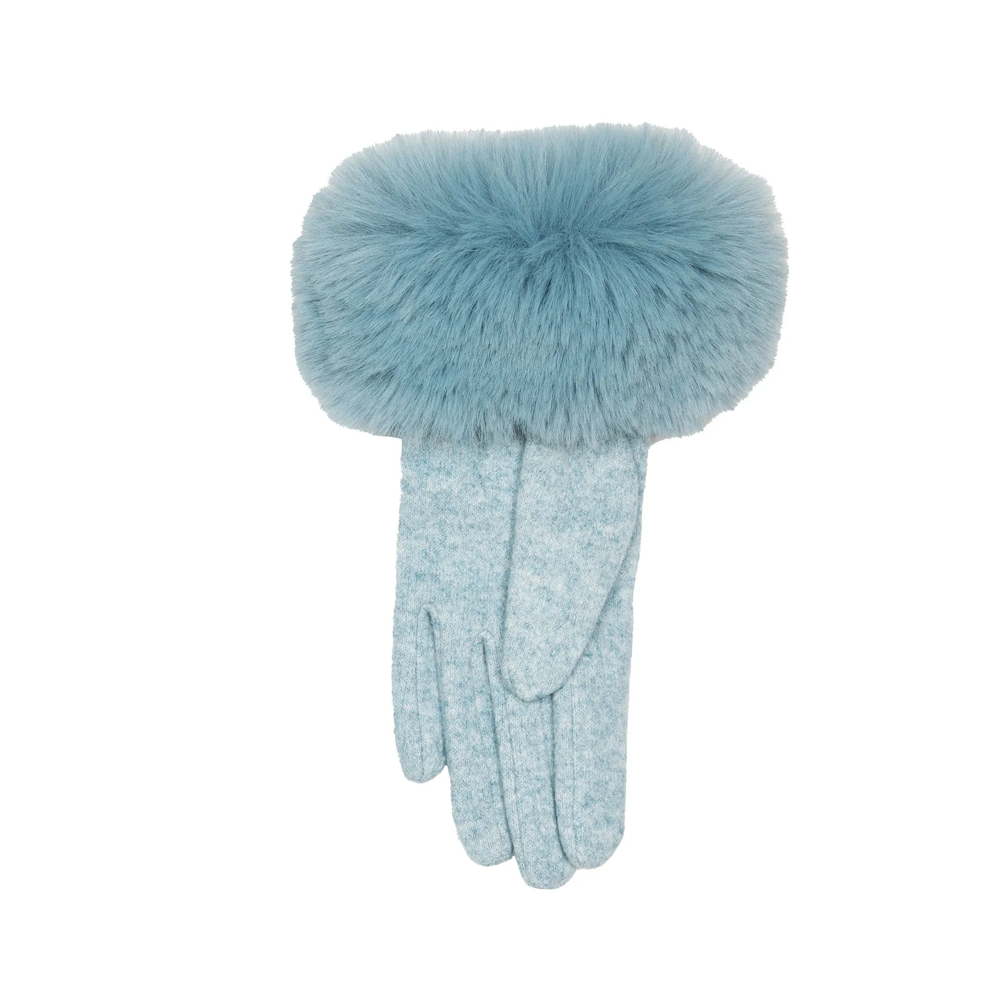 Women’s Gloves with Faux Fur Cuffs