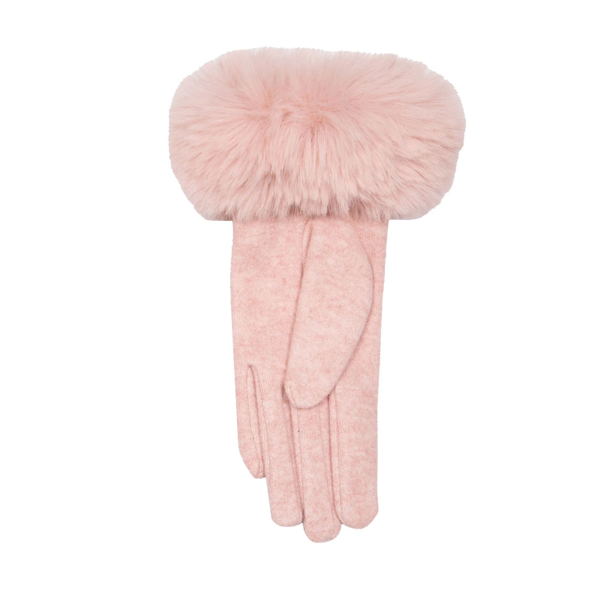 Women’s Gloves with Faux Fur Cuffs