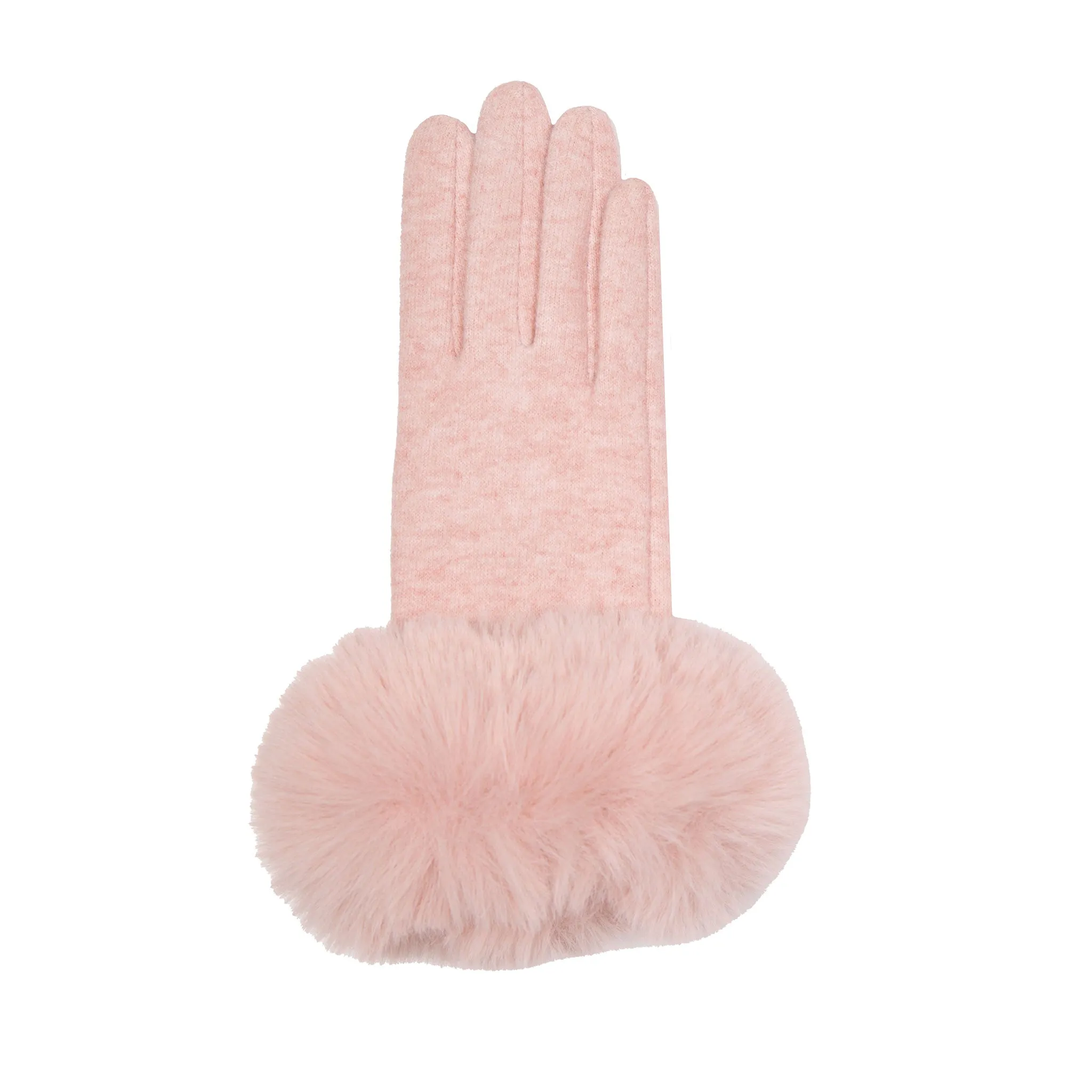 Women’s Gloves with Faux Fur Cuffs