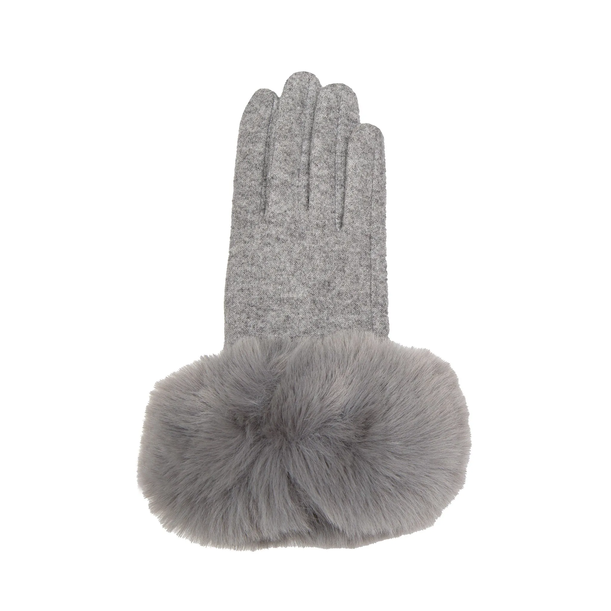 Women’s Gloves with Faux Fur Cuffs