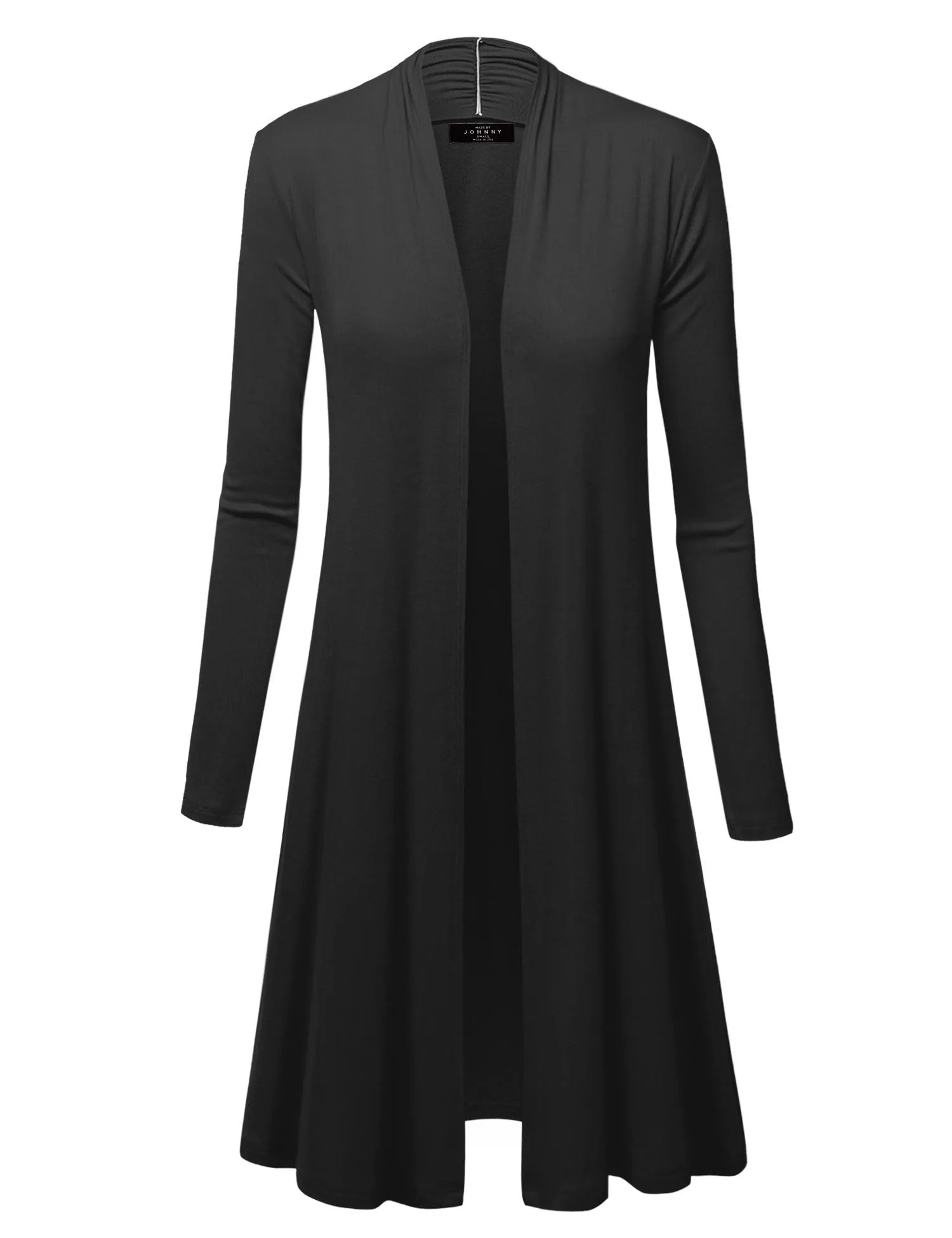 Women's Long Sleeve Open Front Long Cardigan